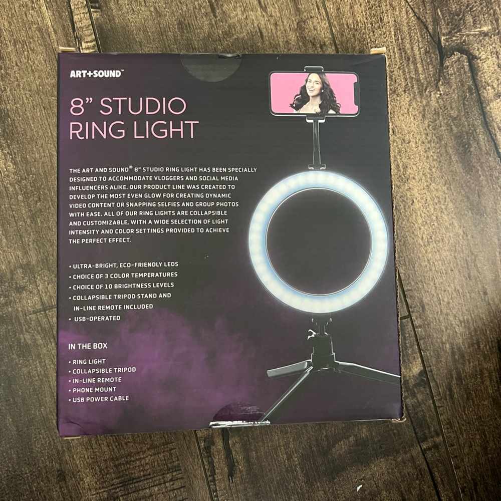 8” ring light - Picture 2 of 4